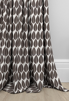 Lazza, Chocolate - Made to Measure Curtains